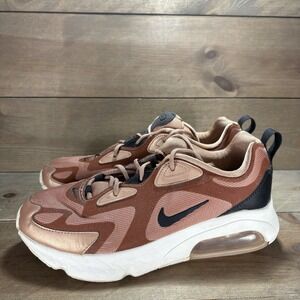 nike air max 200 womens size 9.5 shoes bronze athletic running sneakers